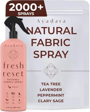 Natural Fabric Spray, Lavender Room Spray Air Freshener, Odor Eliminator Mist, Aromatherapy Home Fragrance, Lavender Linen Spray for Bedding, Pillow, Sheet, Blanket and Clothing, 2000  Sprays