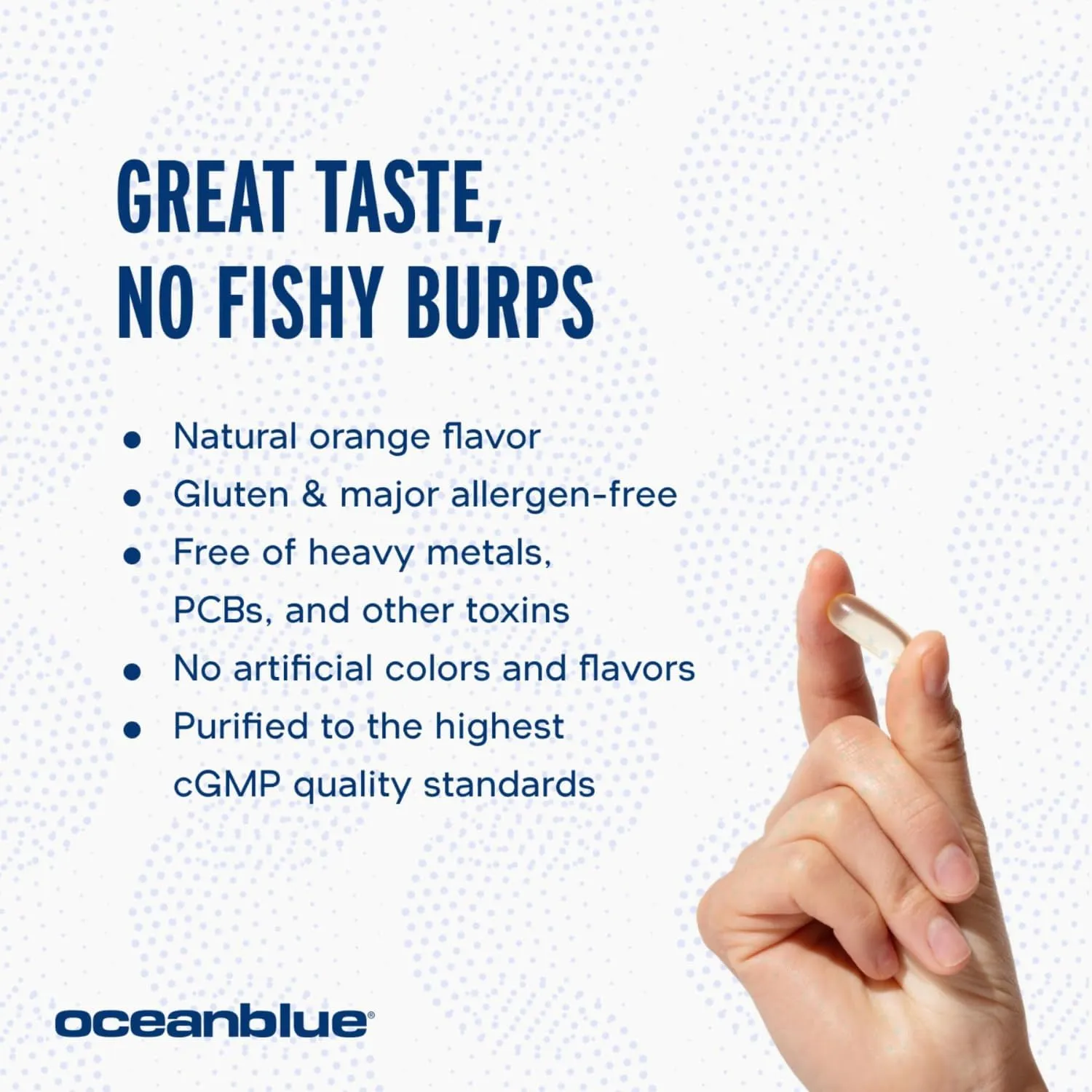 Oceanblue Professional Vegan Omega-3 1300-60 Count - Plant-Based Fish Oil Alternative