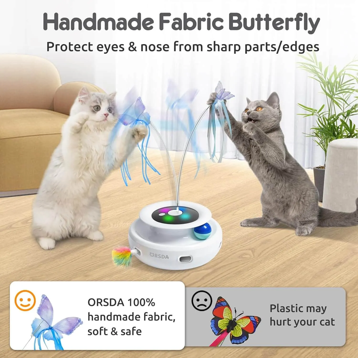 ORSDA 3-in-1 Cat Toys