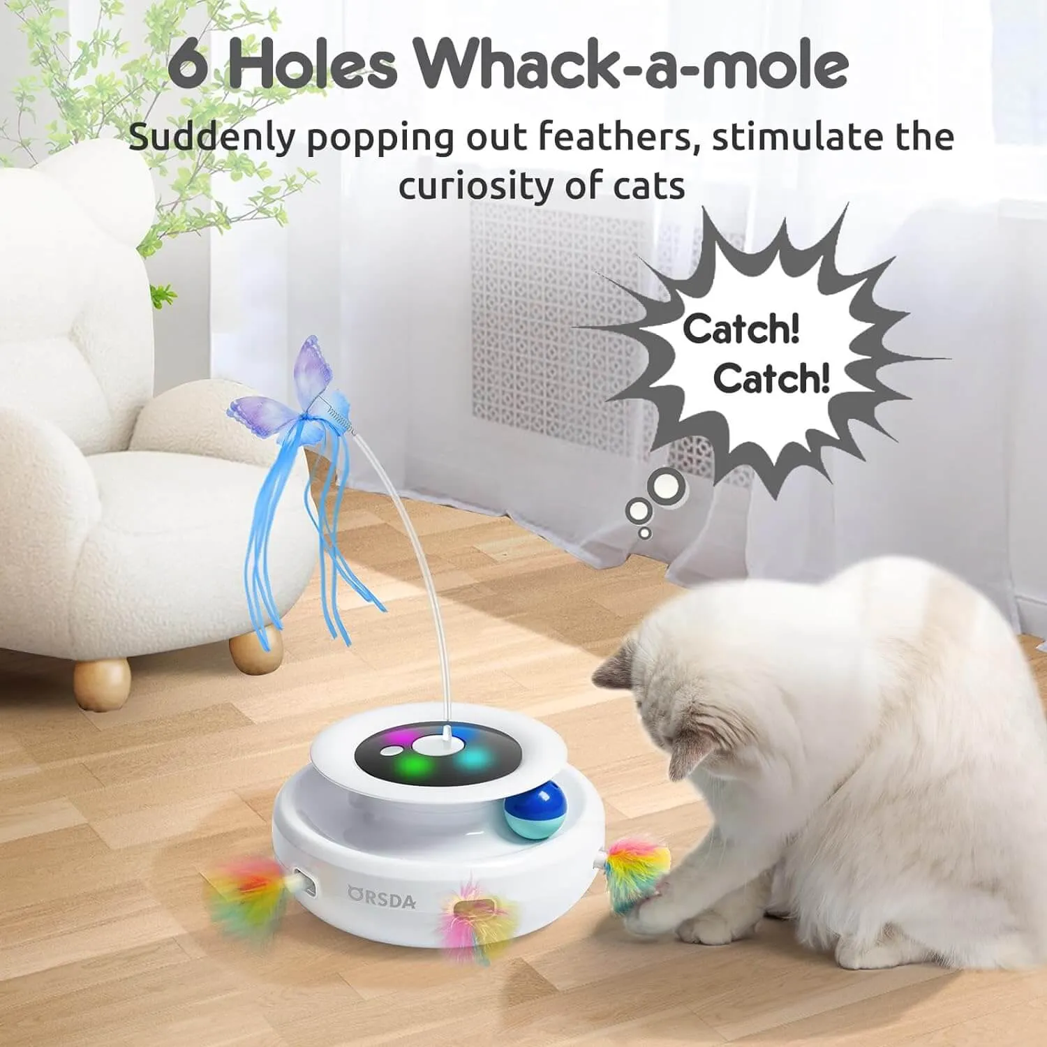 ORSDA 3-in-1 Cat Toys