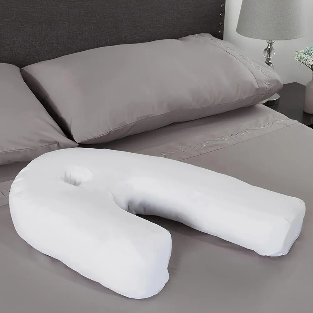 Orthopedic Side Sleeper Pillow With Ear Hole