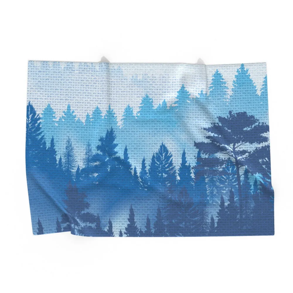Pet Blanket Throw - Forrest Blue