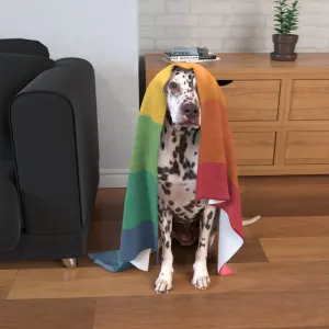 Pet Blanket Throw - Rainbow