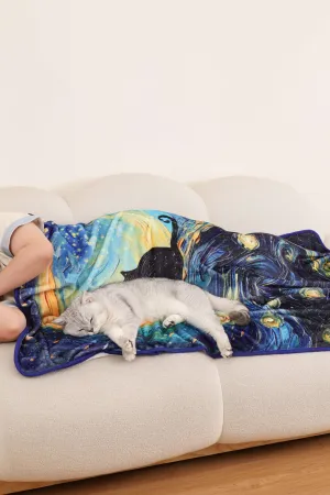 Pet Blanket - Travel-Friendly, Soothing & Machine Washable