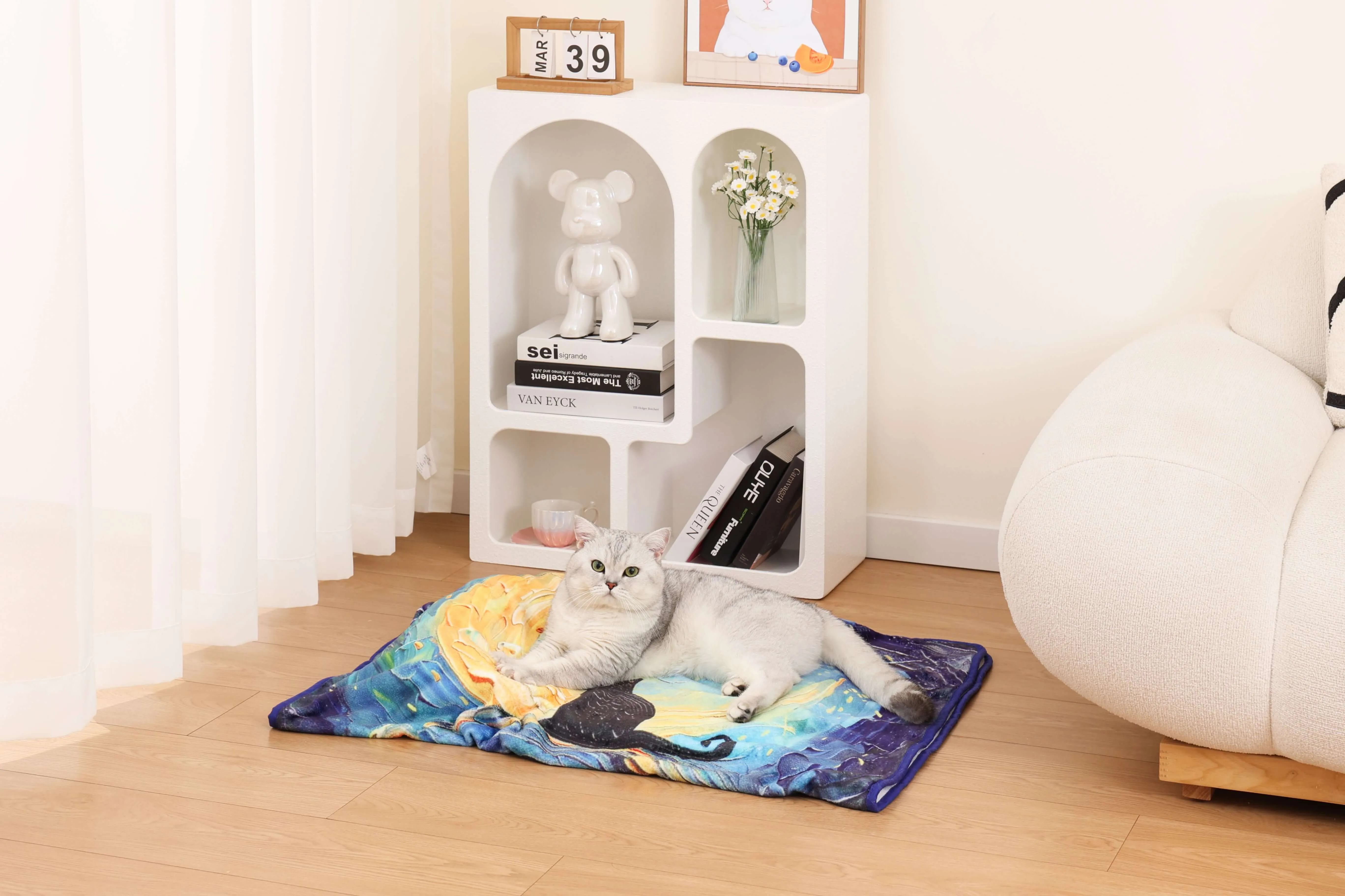 Pet Blanket - Travel-Friendly, Soothing & Machine Washable