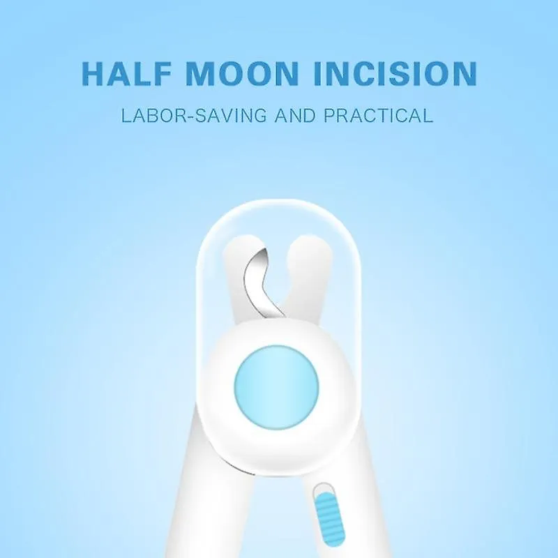 Pet nail tools pet nail clipper dog cat nail toe claw clippers scissor led light nails trimmer blue