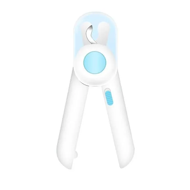 Pet nail tools pet nail clipper dog cat nail toe claw clippers scissor led light nails trimmer blue