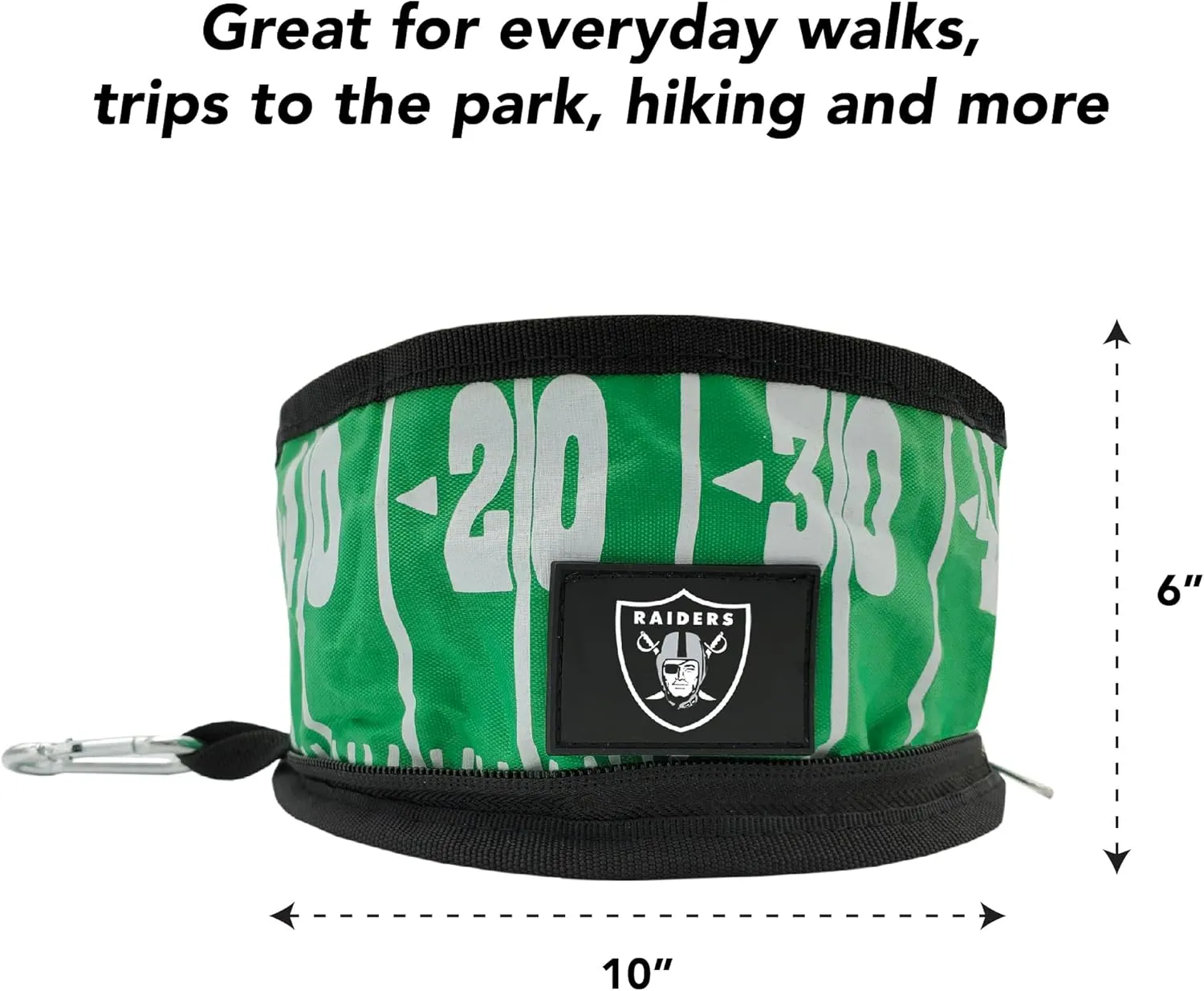Pets First NFL Collapsible Pet Bowl