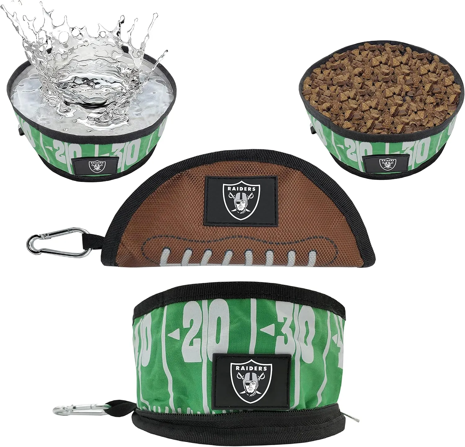 Pets First NFL Collapsible Pet Bowl