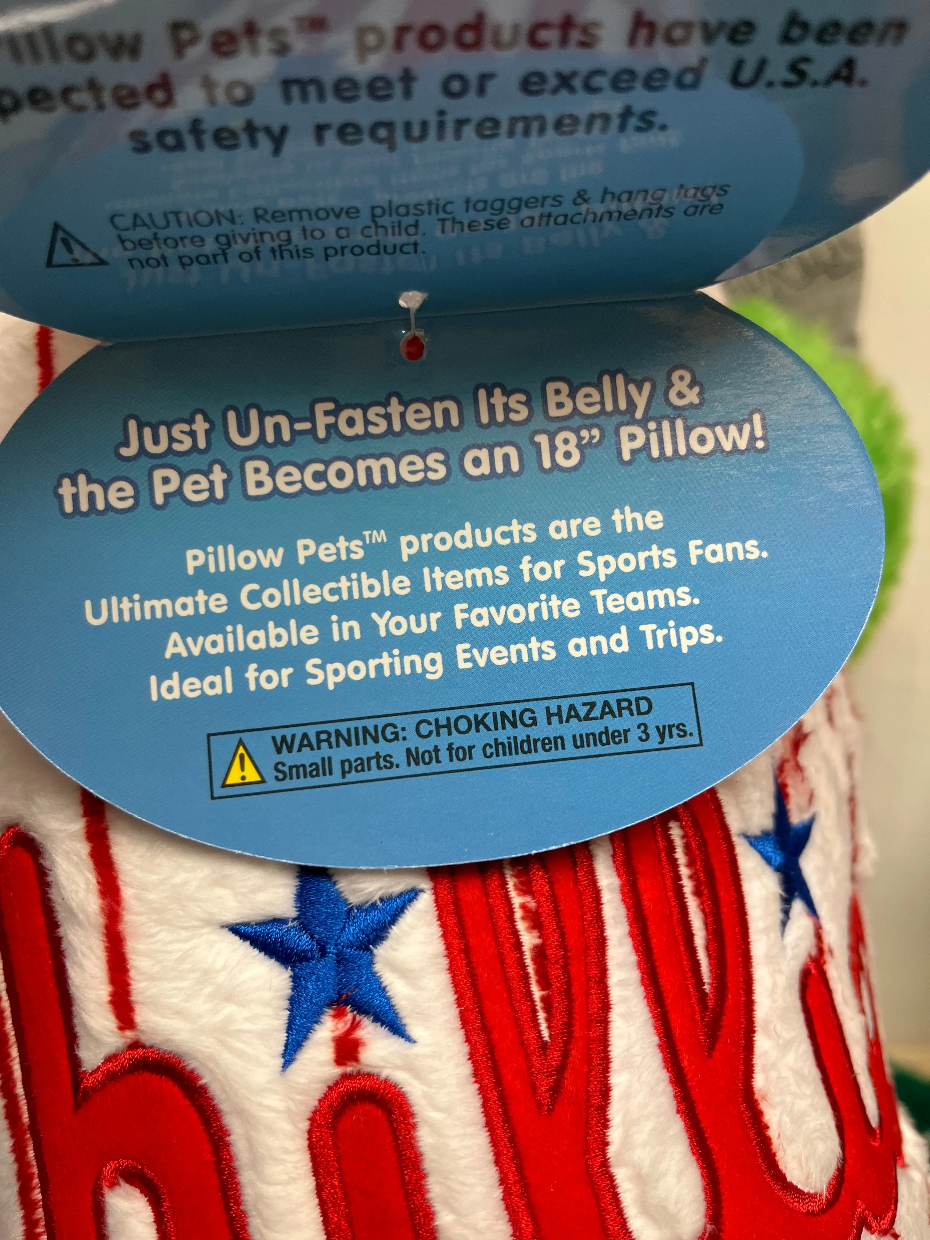 Phillie Phanatic Pillow Pet