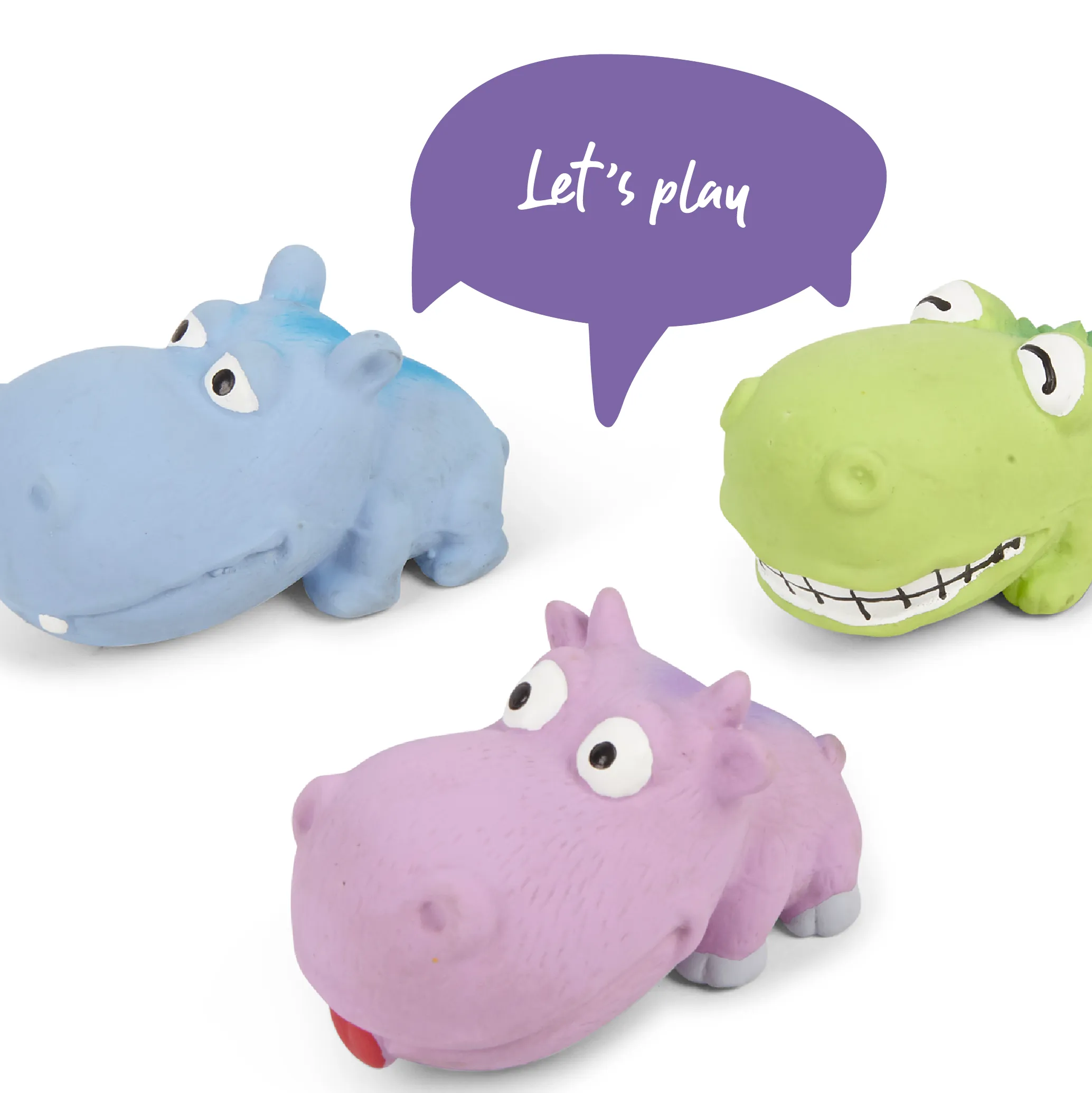 Play Buddies - Mini Squeaky Dog Toys (1pc)