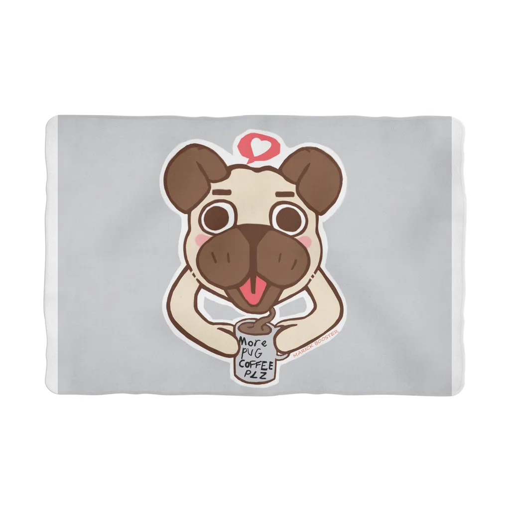 Pug Sublimation Pet Blanket