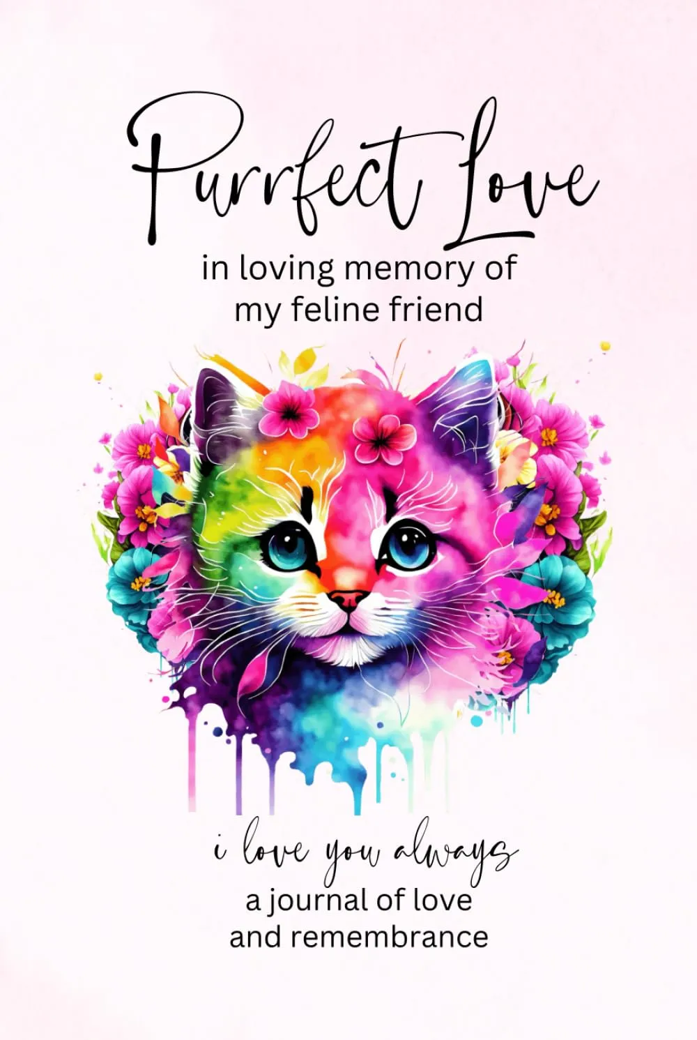 Purrfect Love | In Loving Memory of My Feline Friend | I Love You Always | A Journal of Love and Remembrance: Grief Book for Cat Lovers Coping with ... | Keepsake and Sympathy Gift for Loss of Cat   2022 2 22
