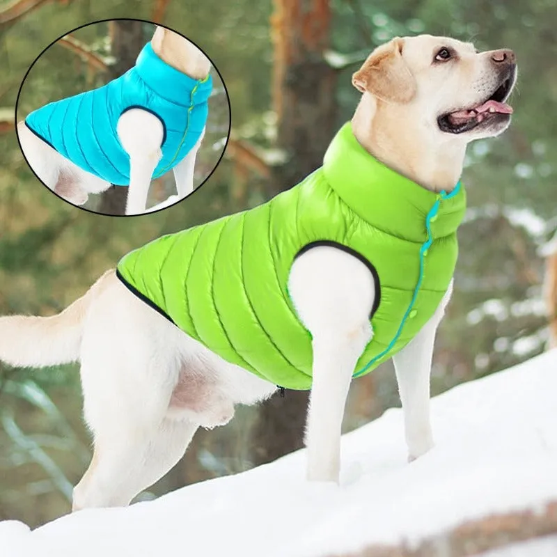 Reversible Waterproof Parka Large Dog Vest