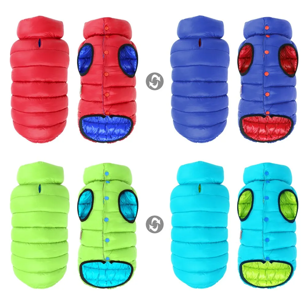 Reversible Waterproof Parka Large Dog Vest