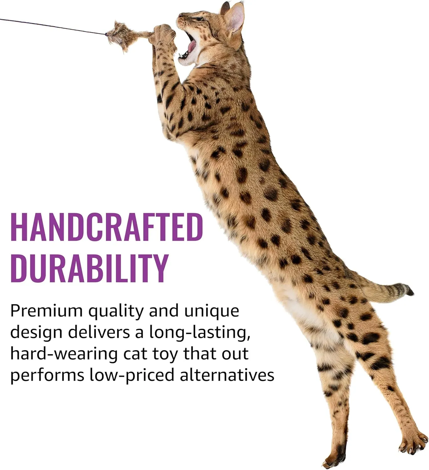 RompiCatz Critter Collector Series Teaser String and Interactive Cat Toy Attachment, Brawny Mouse