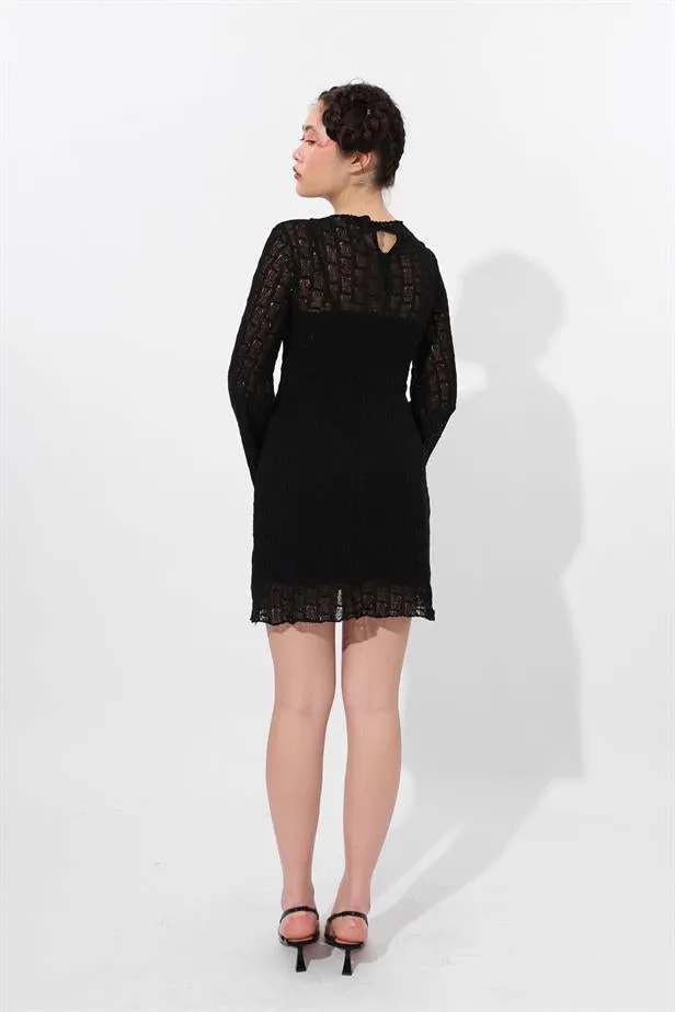 RYN Wholesale Knitted Sweater Dress Black - Hervey Bay