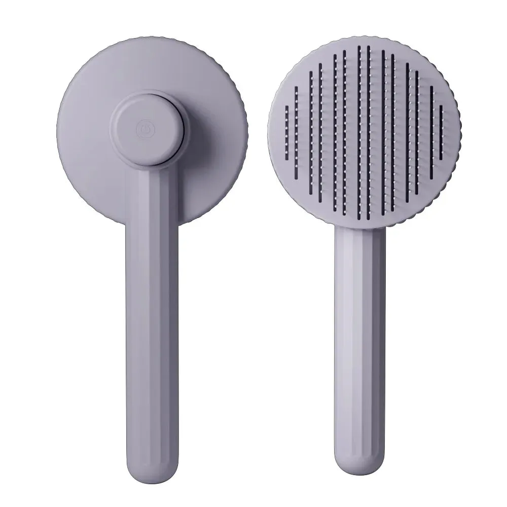 Self-Cleaning Pet Grooming Brush for Cats and Dogs