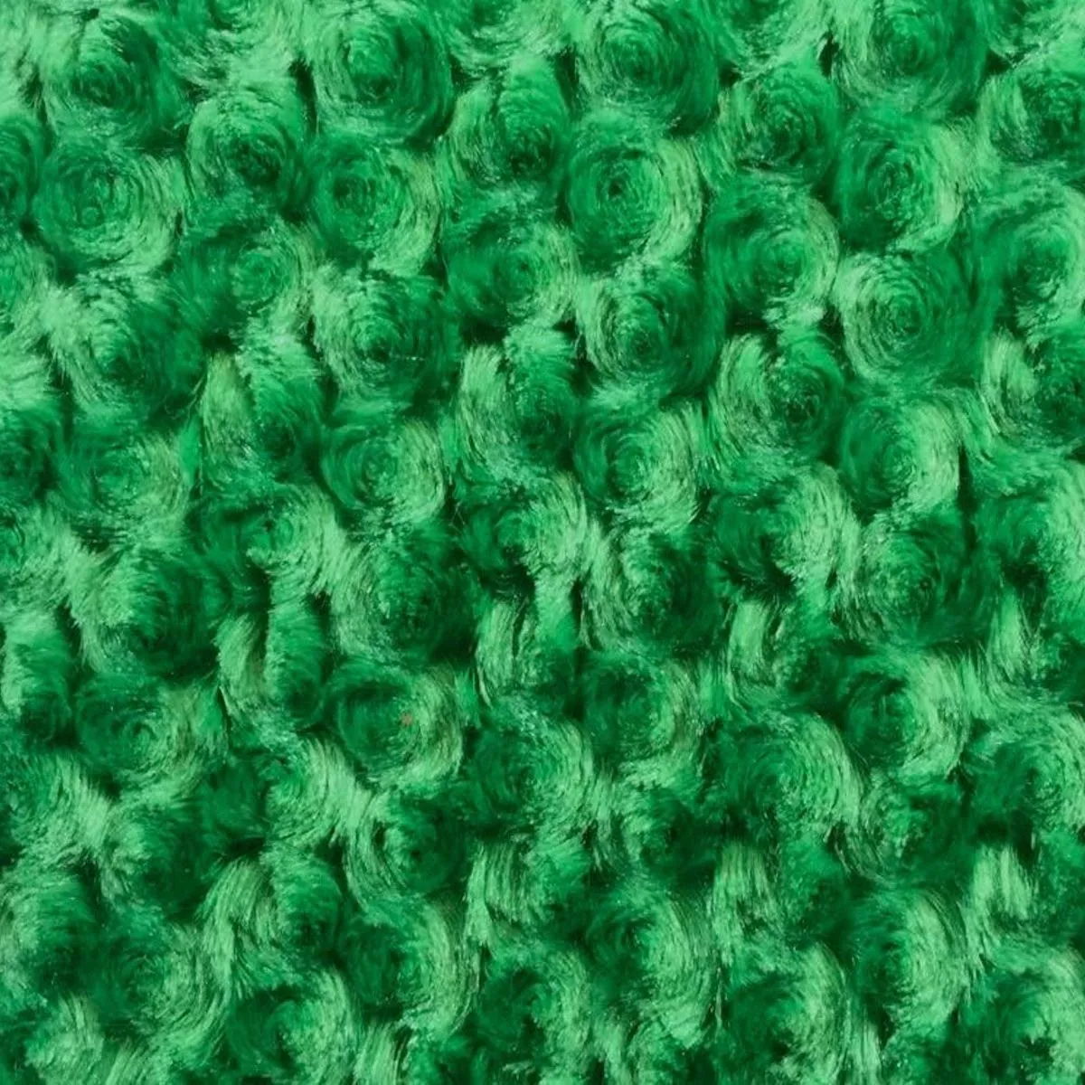 Swirl Rosebud Faux Fur Fabric
