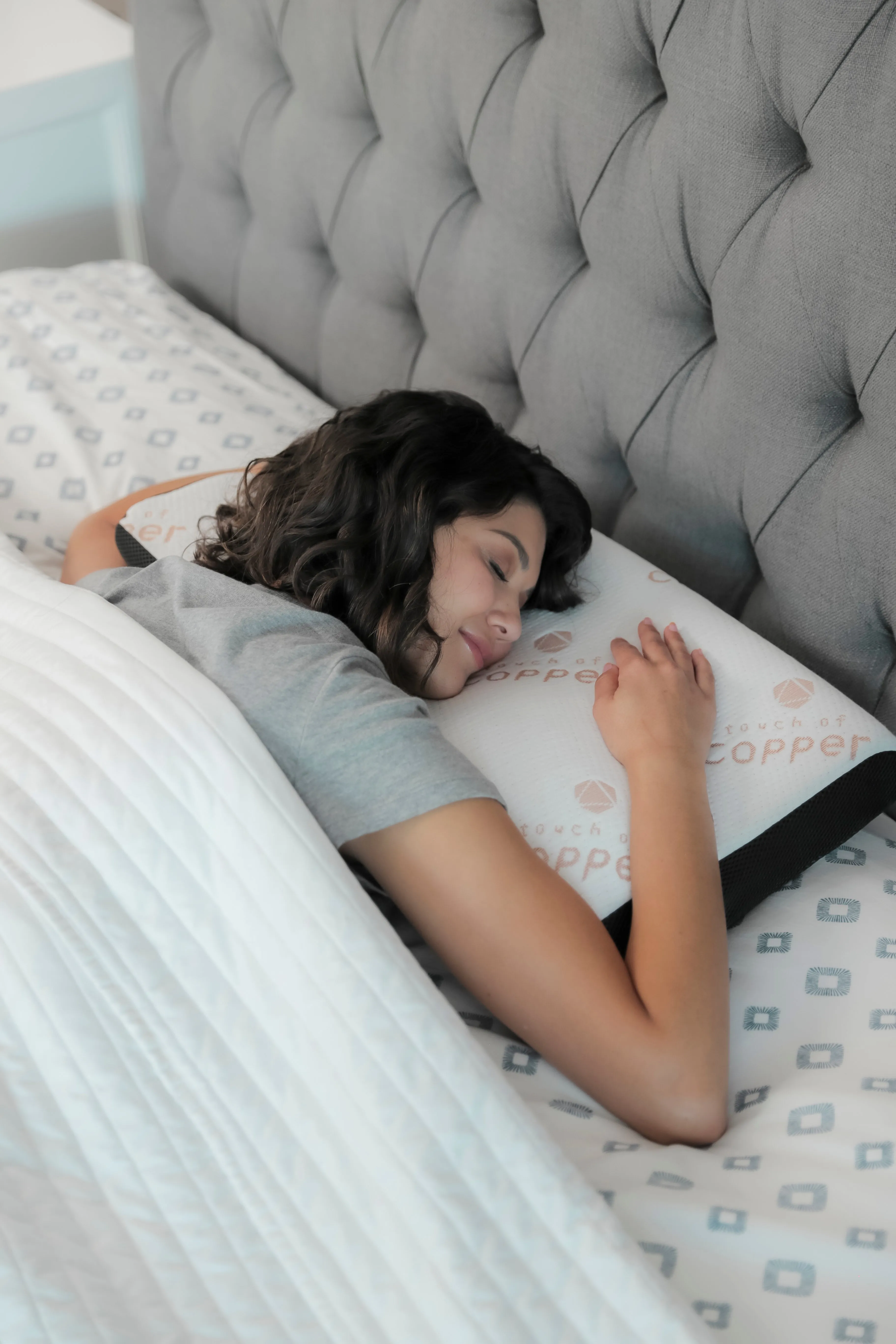 The Copper Snore Relief pillow