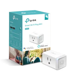 TP-Link Smart Plug Mini, No Hub Required, Wi-Fi, Compatible with Alexa, Control your Devices from Anywhere, Occupies Only One Socket (HS105)