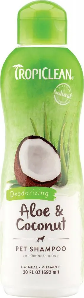 Tropiclean Aloe Vera Deodorizing Pet Shampoo