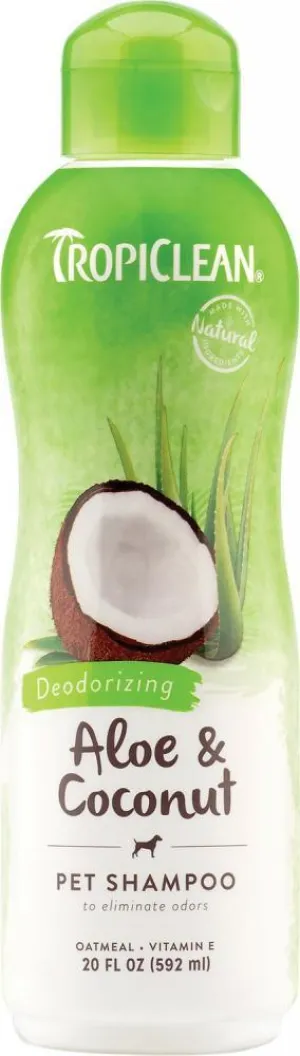 Tropiclean Aloe Vera Deodorizing Pet Shampoo
