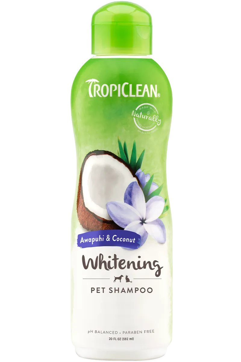 Tropiclean Awapuhi & Coconut Whitening Shampoo 20 oz.