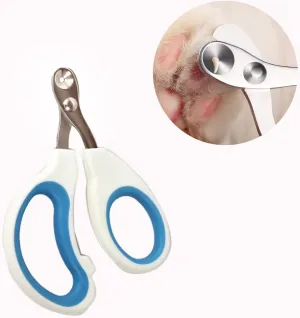 Trumoon Cat Nail Clippers/Trimmers - Kitten Claw Clippers for Indoor Cat and Samll Animals(2mm -White-Blue)