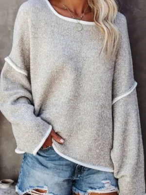 Valentin Crew Neck Sweatshirt - Grey