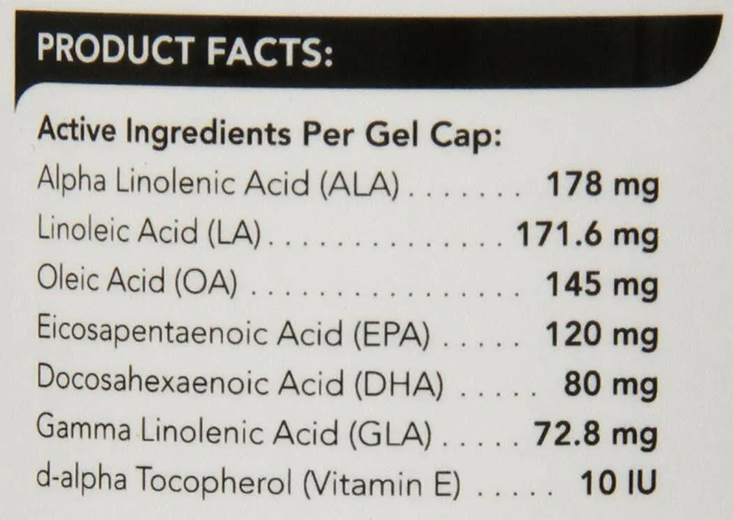 VetriScience Omega 3,6,9 for Dogs and Cats (90 Gel Caps)