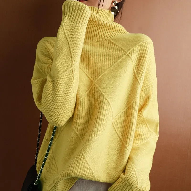 Women’s Cashmere Turtleneck Sweater