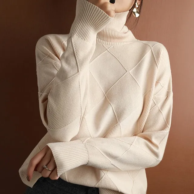 Women’s Cashmere Turtleneck Sweater