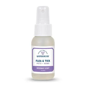 Wondercide Mosquito Flea and Tick Spray for Pets and Home - Cedar & Rosemary - 1 oz Trial Bottle - Case of 12